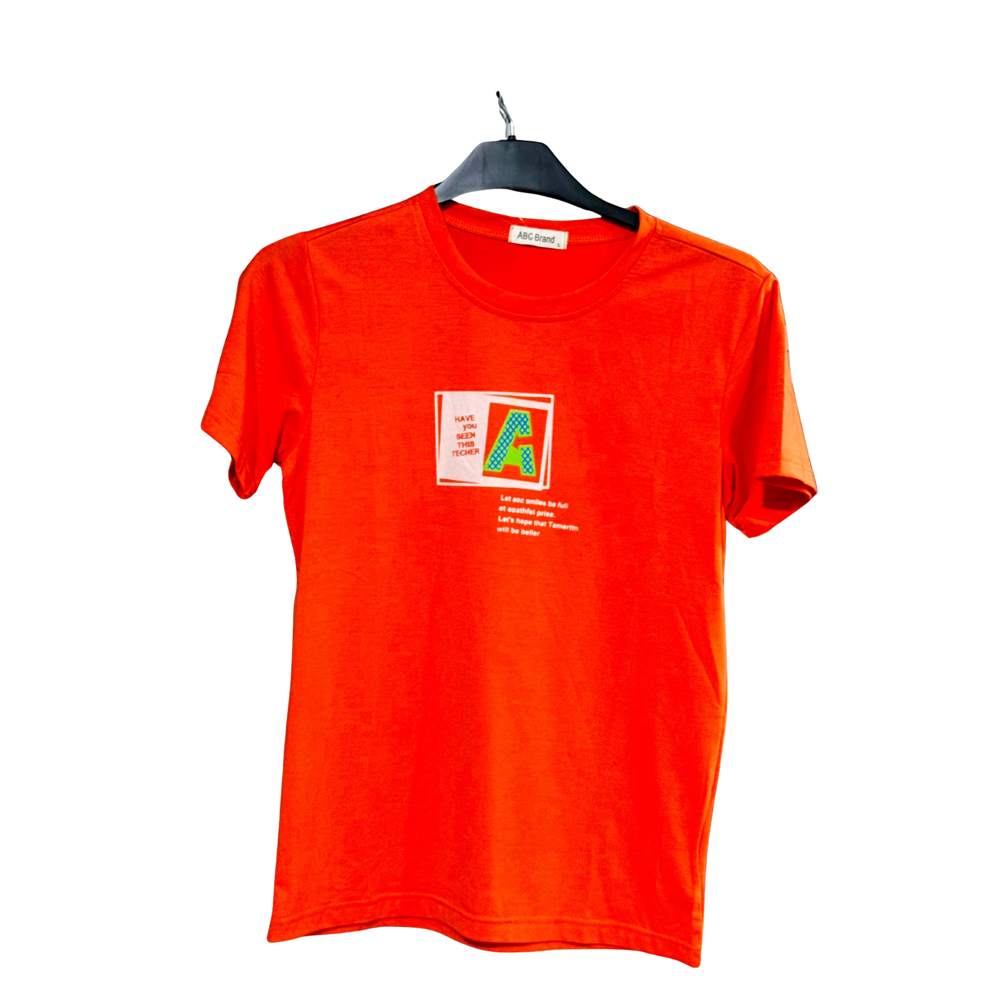Orange/Red Graphic T-Shirt