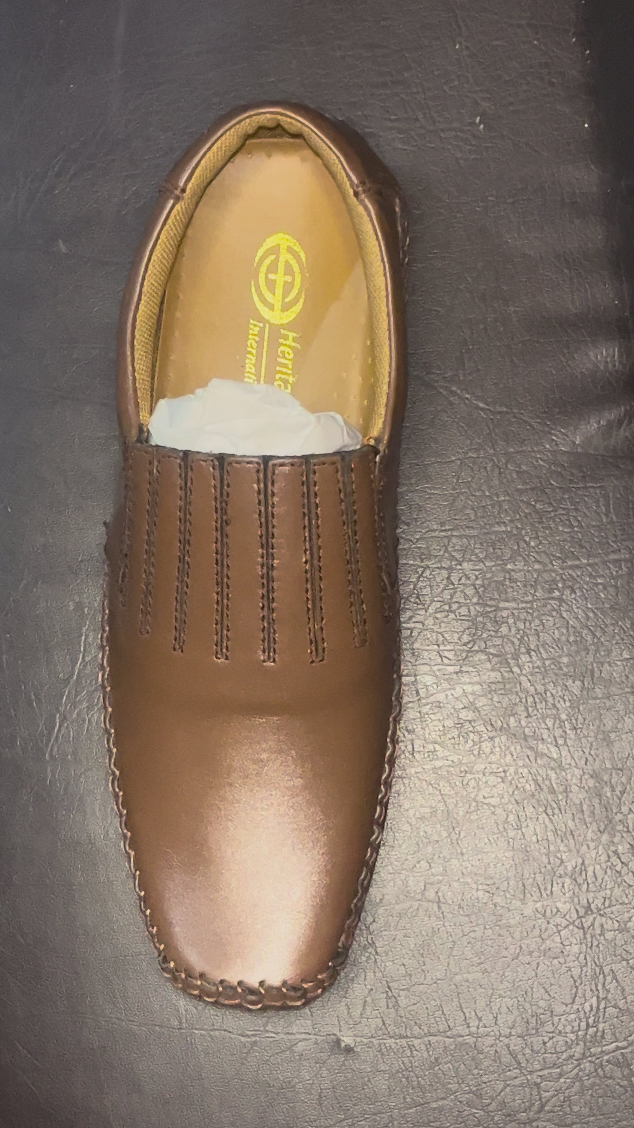 Classic Tan Hand-Stitch Loafers