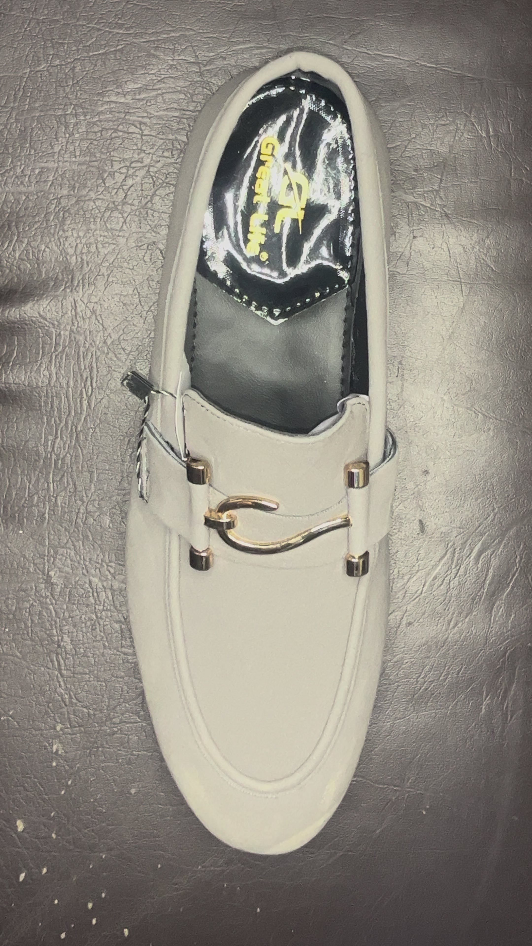 Light Grey Classic Loafers