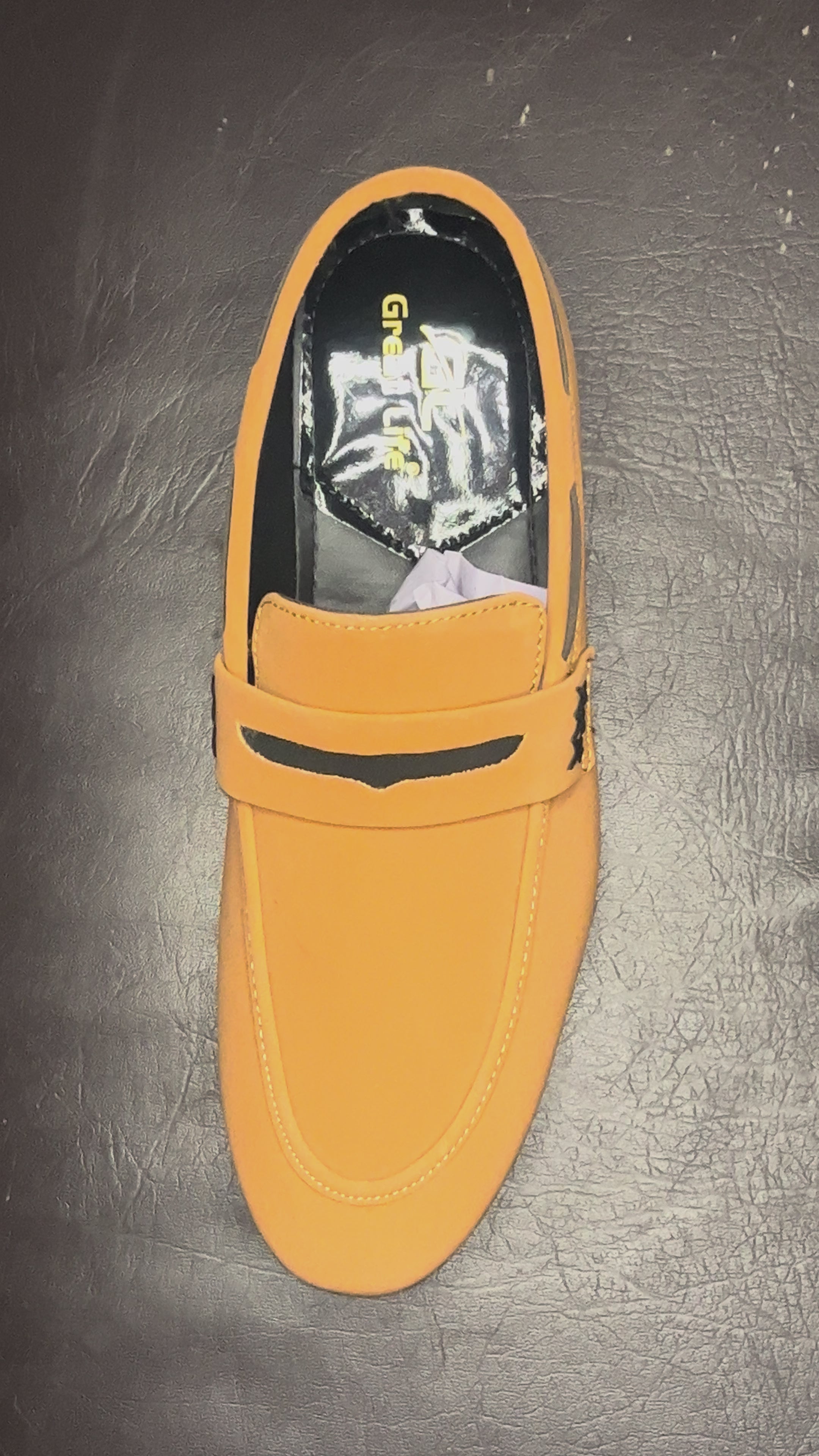 Golden Sand Penny Loafers