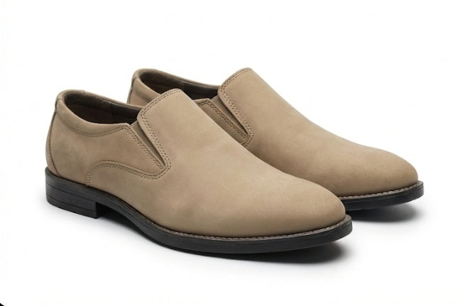 Soft Beige Slip-On Formals