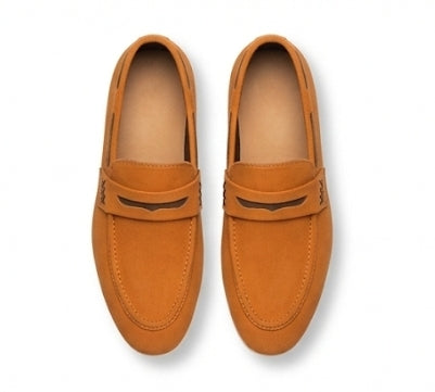 Golden Sand Penny Loafers