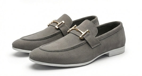 Light Grey Classic Loafers