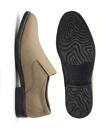 Soft Beige Slip-On Formals