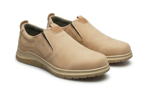 Soft Sand Comfort Slip-Ons