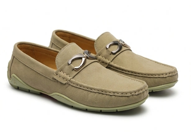 Beige Casual Loafers