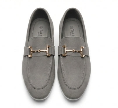 Light Grey Classic Loafers
