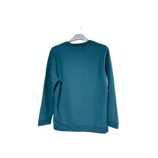 Dark Blue Crewneck Sweatshirt (Back View)