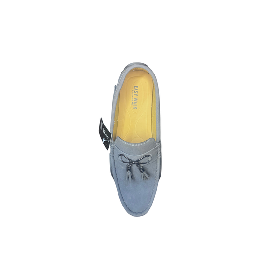 Ash Grey Tassel Loafers